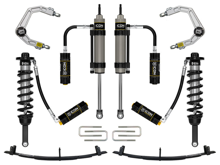 ICON 2005-2015 Toyota Tacoma 0-3.5" Lift/2016-2023 Tacoma 0-2.75" Lift, Stage 7 Suspension System, Billet, CDCV