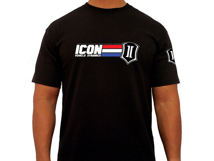 ICON GI-Logo Tee – Black, Extra Large