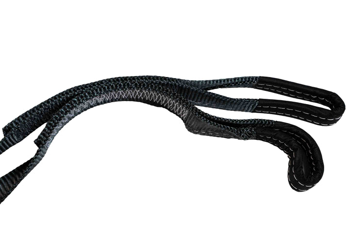 BulletProof Medium Duty 2.5" Tow Strap - Branded Black