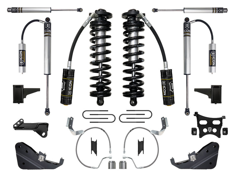 ICON 2023-2026 Ford F-250/F-350 Super Duty 4WD, 4-5.5" Lift, Stage 2 Coilover Conversion System