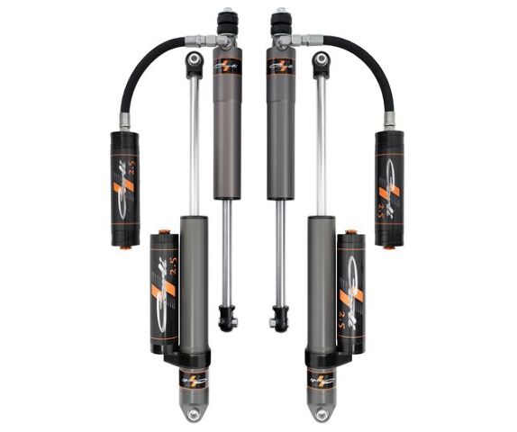 Carli Pathfinder 2.5 Level Height Shock Package, 13-24 Ram 3500, Includes reservoir mounts