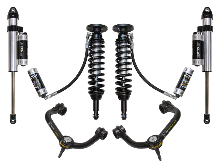 ICON 2009-2013 Ford F-150 4WD, 1.75-2.63" Lift, Stage 5 Suspension System, Tubular