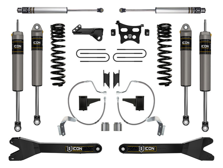 ICON 2023-2026 Ford F-250/F-350 Super Duty 4WD, Diesel, 4.5" Lift, Stage 3 Suspension System w/ Radius Arms