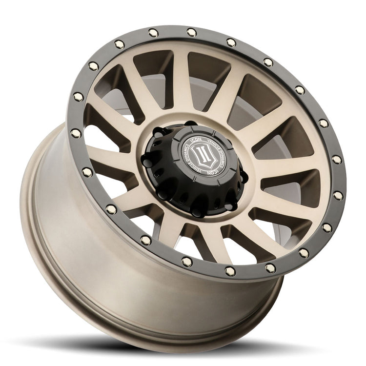 ICON Alloys Compression HD, Bronze, 18 x 9 / 8 x 180, 12mm Offset, 5.5" Backspace