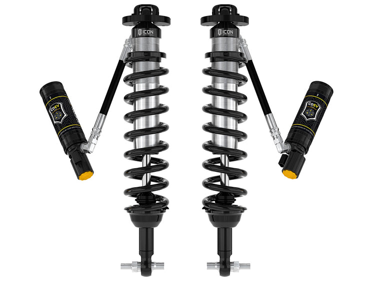 ICON 2021-2026 Ford Bronco, Front, 1.5-4” Lift, V.S. 2.5 Series Coilover Kit, Remote Reservoir w/ CDEV, Pair