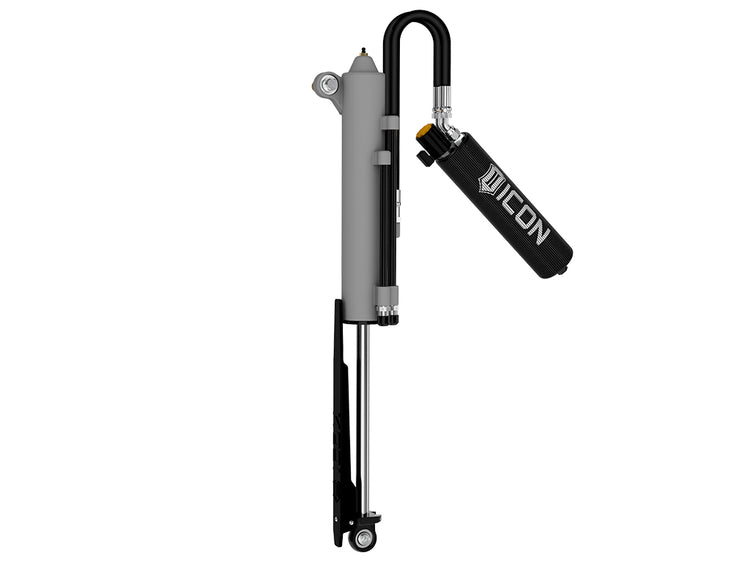 ICON 2021-2025 Ford F-150 Raptor, Driver Rear, V.S. 3.0 Series Zeta Bypass RXT Shock Absorber, Remote Reservoir w/ CDEV