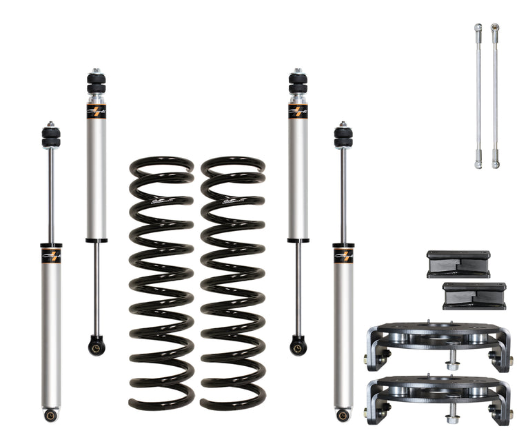 Carli Leveling System, Base, 2.5” Lift, 2014-26 Ram 2500, Factory Rear Air