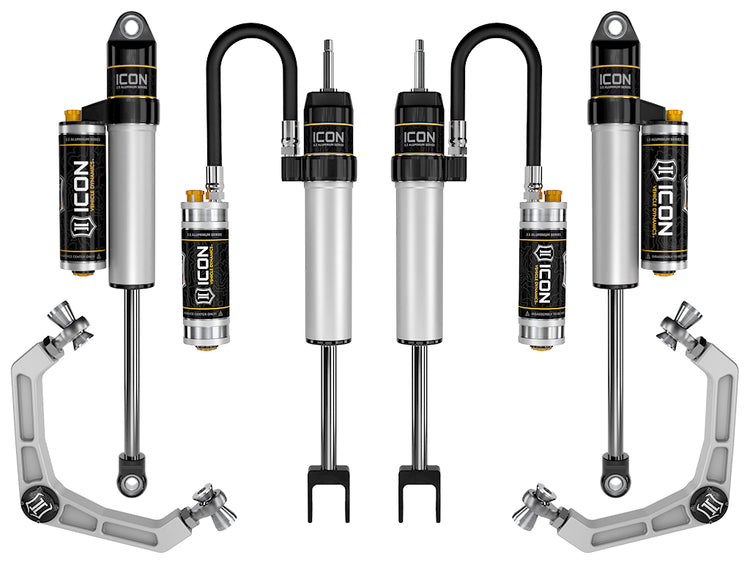 ICON 2020-2026 GM 2500/3500 HD, 0-2" Lift, Stage 3 Suspension System, Billet