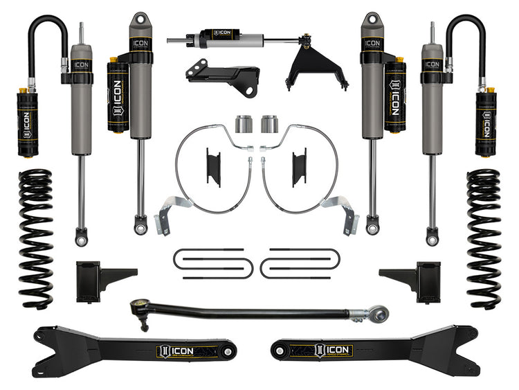 ICON 2023-2026 Ford F-250/F-350 Super Duty 4WD, Diesel, 4.5" Lift, Stage 5 Suspension System w/ Radius Arms