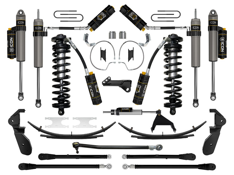 ICON 2023-2026 Ford F-250/F-350 Super Duty 4WD, 4-5.5" Lift, Stage 7 Coilover Conversion System w/ Expansion Packs