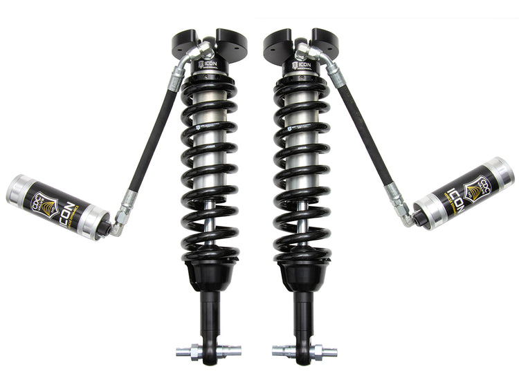 ICON 2019-2026 Chevrolet Silverado1500/GMC Sierra 1500, 1.5-3.5” Lift, Front, V.S. 2.5 Series Coilover Kit, Extended Travel, Remote Reservoir w/ CDCV, Pair