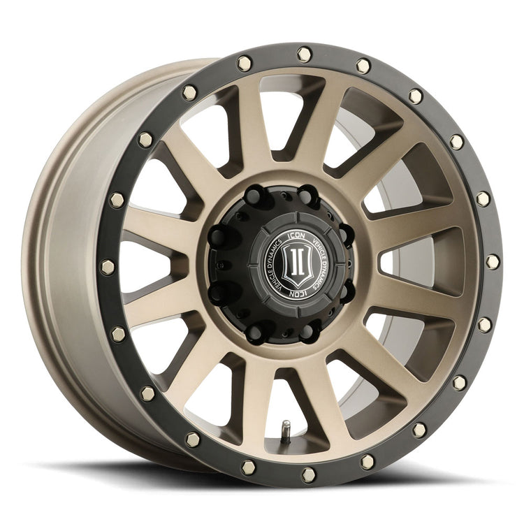 ICON Alloys Compression HD, Bronze, 18 x 9 / 8 x 170, 6mm Offset, 5.25" Backspace