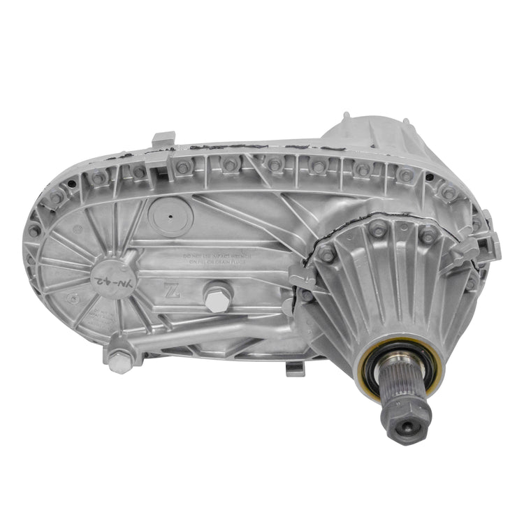 Remanufactured NP273 Transfer Case, 2007-11 Dodge Ram 3500, Automaitc Transmission Except 6.7L Diesel, Bolt On Rear Yoke, Splined Shift Shaft, With Shift Motor