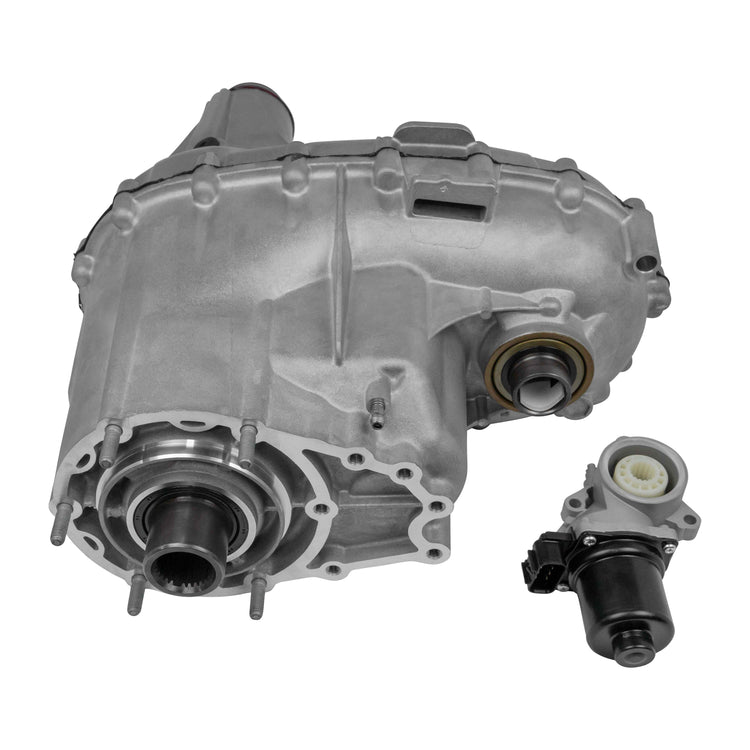 Remanufactured MP1626 Electric Shift Transfer Case, 2011-2019 Sierra And Silverado 2500/3500, And 2009-2010 Suburban And Yukon XL 2500, 6.0L Gas, With Option Code NQF. Includes Shift Motor.