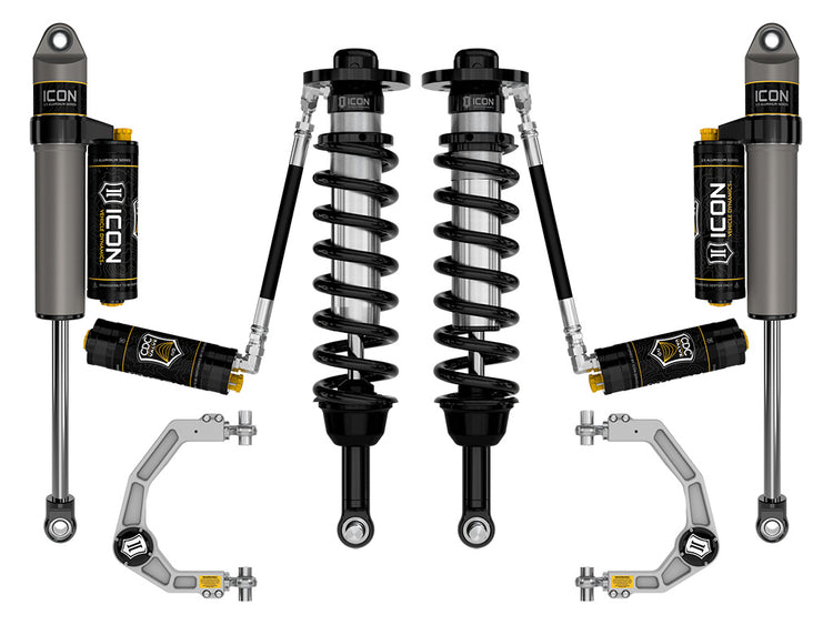 ICON 2021-2025 Ford F-150 4WD, 2.75-3.5" Lift, Stage 4 Suspension System, Billet, CDCV