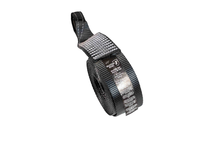 BulletProof Heavy Duty 3" Tow Strap - Branded Black