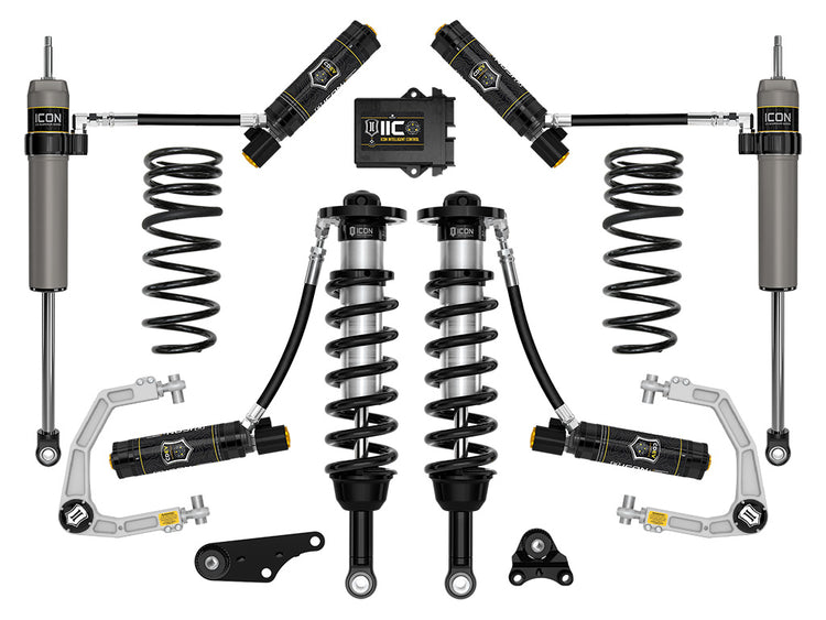 ICON 2024-2026 Toyota Tacoma 1.25-3" Lift, Stage 6 Suspension System, Billet, Overland Rear Springs