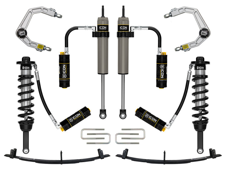 ICON 2005-2015 Toyota Tacoma 0-3.5" Lift/2016-2023 Tacoma 0-2.75" Lift, Stage 6 Suspension System, Billet, CDCV