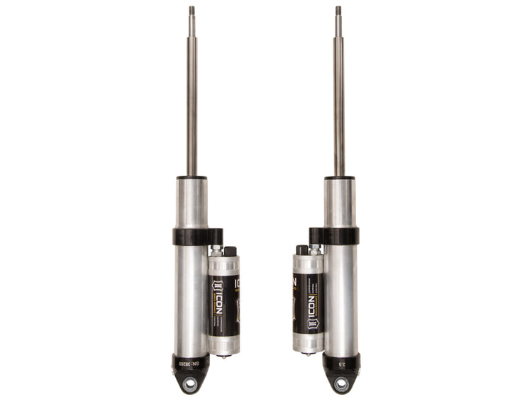 ICON 2014-2026 Ram 2500, 2" Lift, Rear, V.S. 2.5 Aluminum Series Shock Absorbers, Piggyback Reservoir w/ CDCV, Pair