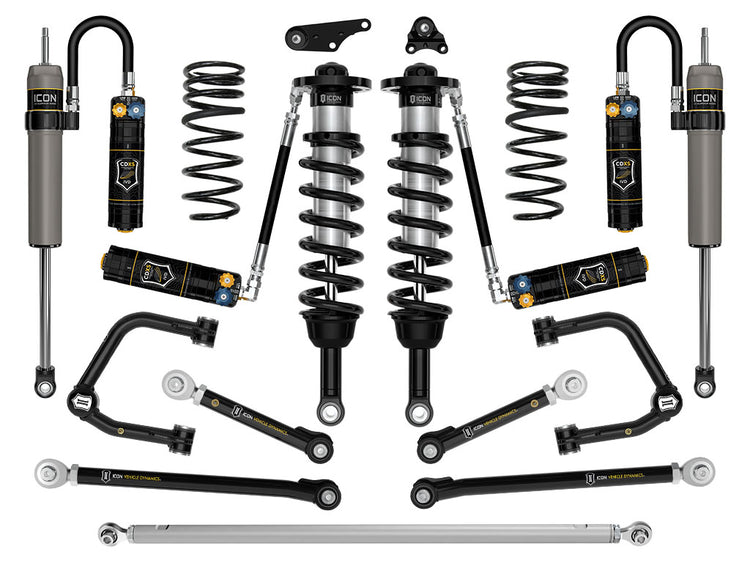 ICON 2024-2026 Toyota Tacoma 1.25-3" Lift, Stage 12 Suspension System, Tubular