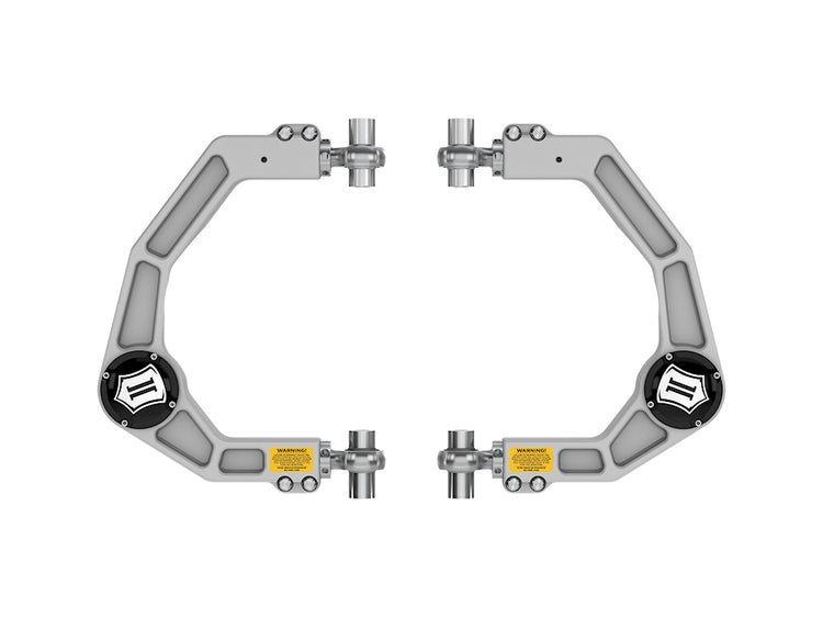ICON 2021-2025 Ford F-150, Front, Billet Upper Control Arms w/ Delta Joint Pro