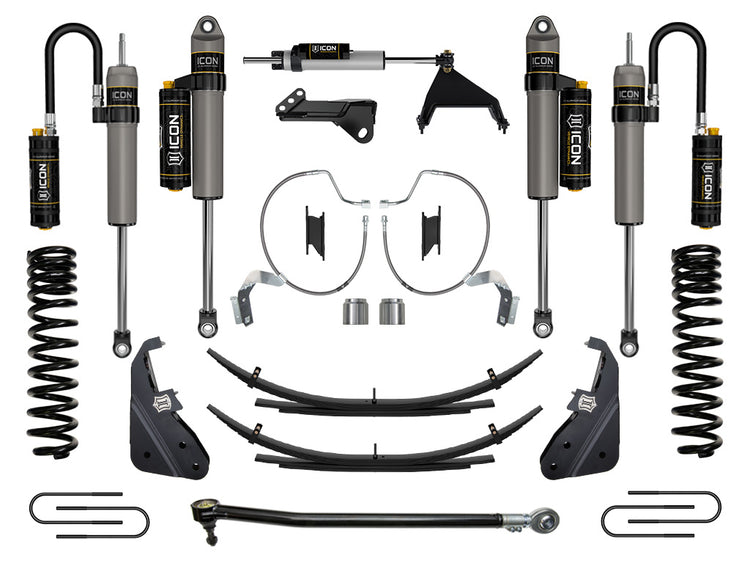 ICON 2023-2026 Ford F-250/F-350 Super Duty 4WD, Diesel, 4.5" Lift, Stage 5 Suspension System w/ Expansion Packs