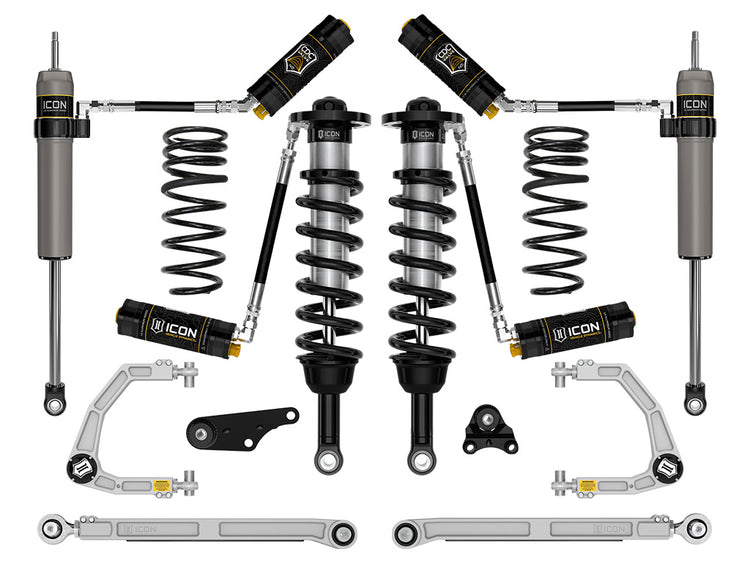 ICON 2024-2026 Toyota Tacoma 1.25-3" Lift, Stage 8 Suspension System, Billet, Triple Rate Rear Springs
