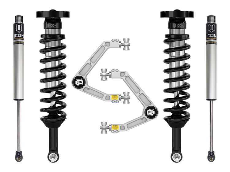 ICON 2023-2026 GMC Canyon AT4, Denali, & Elevation/Chevrolet Colorado Trail Boss, 1.75-2.5" Lift, Stage 2 Suspension System, Billet