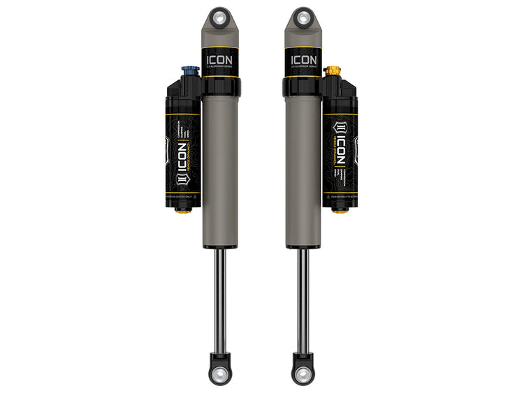 ICON 2021-2025 Ford F-150 4WD/F-150 Tremor, 0-2" Lift, Rear, V.S. 2.5 Aluminum Series Shock Absorbers, Piggyback Reservoir w/ CDXS, Pair