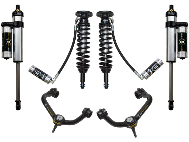 ICON 2009-2013 Ford F-150 4WD, 1.75-2.63" Lift, Stage 4 Suspension System, Tubular