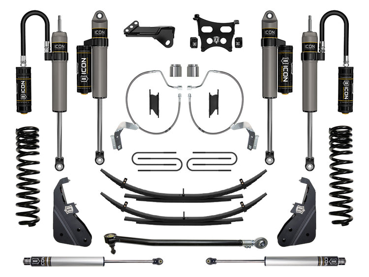 ICON 2023-2026 Ford F-250/F-350 Super Duty 4WD, Gas, 4.5" Lift, Stage 4 Suspension System w/ Expansion Packs