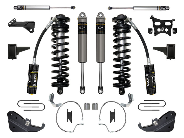 ICON 2023-2026 Ford F-250/F-350 Super Duty 4WD, 4-5.5" Lift, Stage 3 Coilover Conversion System