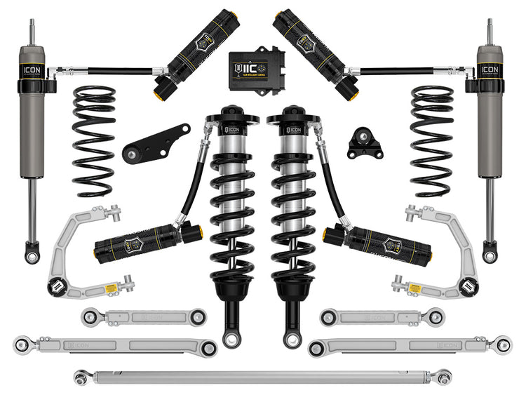 ICON 2024-2026 Toyota Tacoma 1.25-3" Lift, Stage 13 Suspension System, Billet