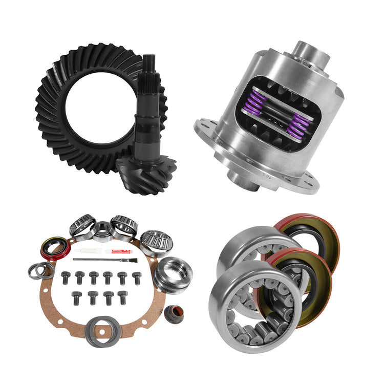 8.8" Ford 3.55 Rear Ring & Pinion, Install Kit, 31spl Posi, 2.99" Axle Bearings
