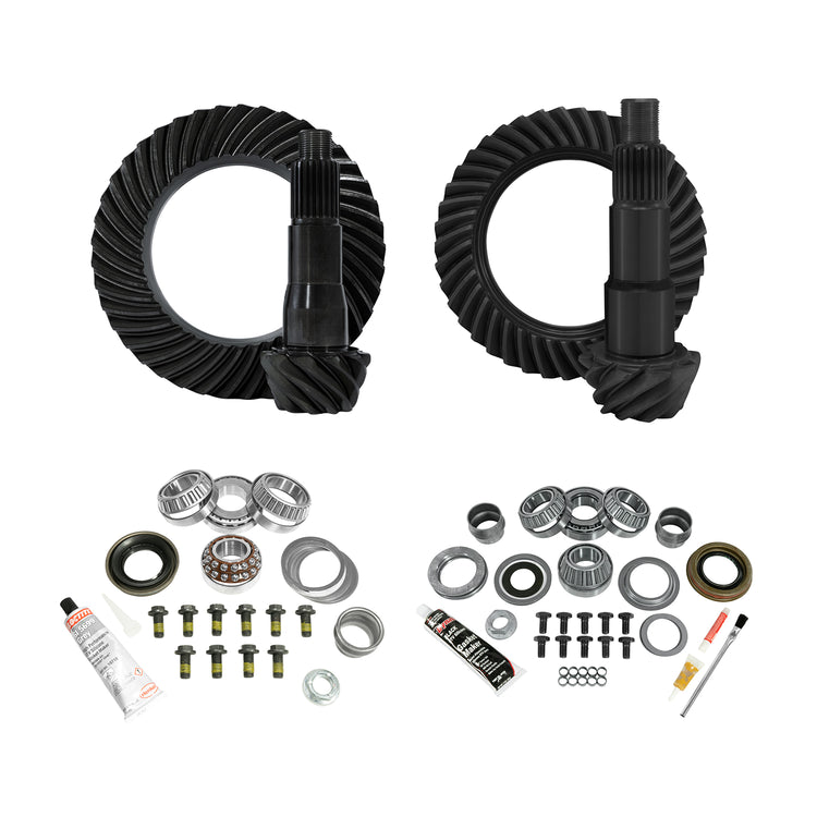 Yukon Re-Gear and Install Kit, D30 front/D35 rear, Jeep JL non-Rubicon, 3.73
