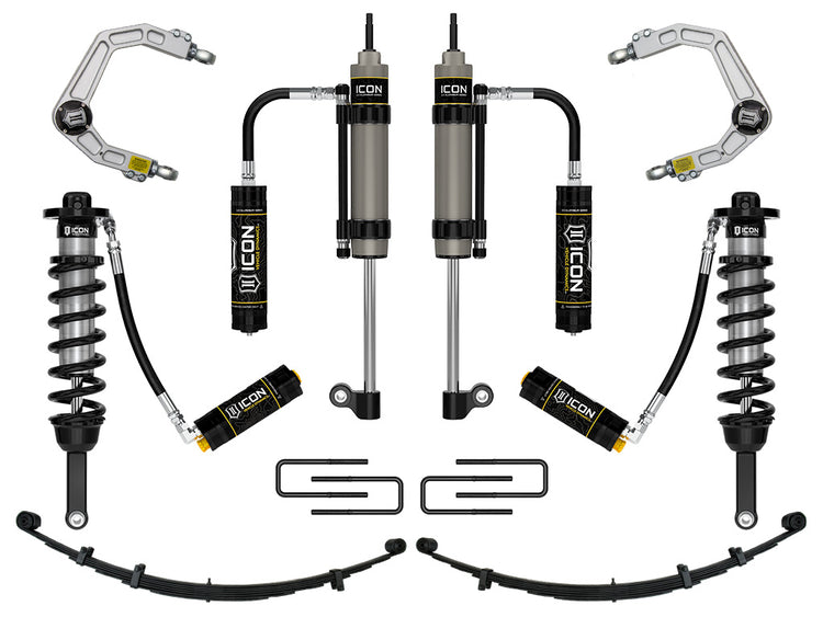 ICON 2005-2015 Toyota Tacoma 0-3.5" Lift/2016-2023 Tacoma 0-2.75" Lift, Stage 10 Suspension System, Billet, CDCV
