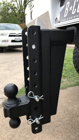 BulletProof 2.5" Extreme Duty 12" Drop/Rise Hitch
