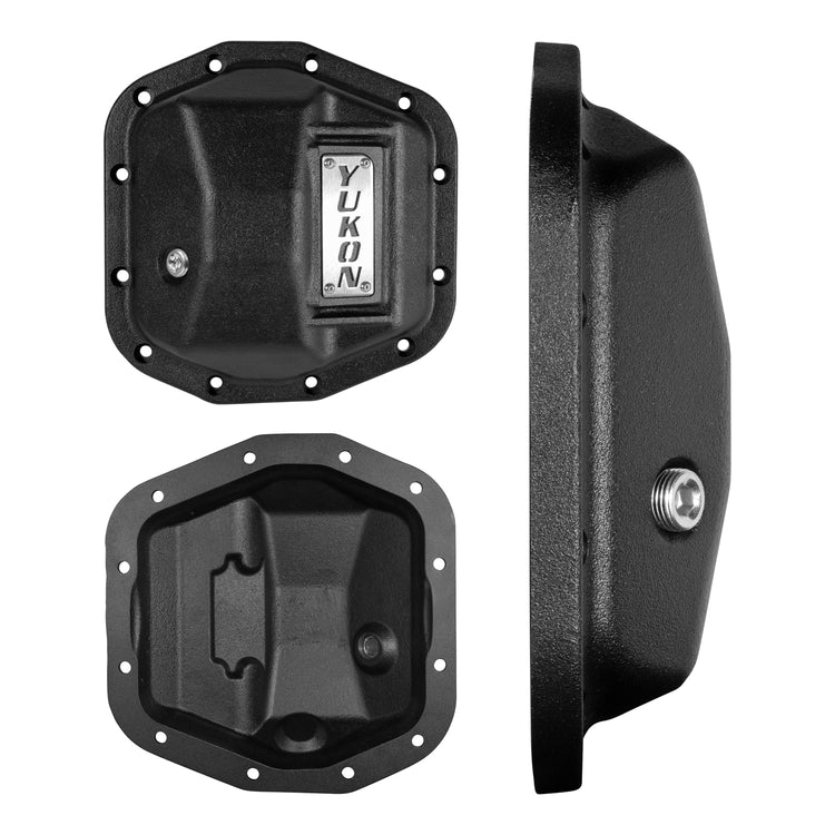 Yukon Hardcore Front Nodular Iron Cover for Jeep Wrangler JL Dana 44 Front