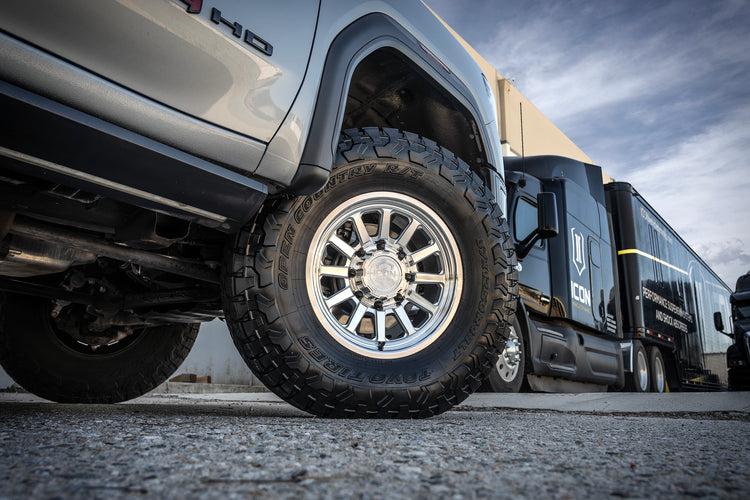 ICON Alloys Sentinel, Forged Series, Machined Finish, 18 x 9 / 8 x 170, 6mm Offset, 5.25" Backspace