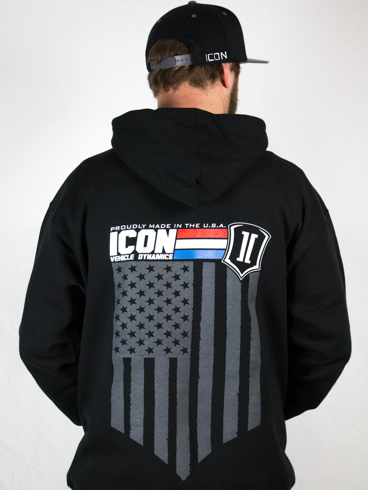 ICON GI-Logo Hoodie – Black, XXXL