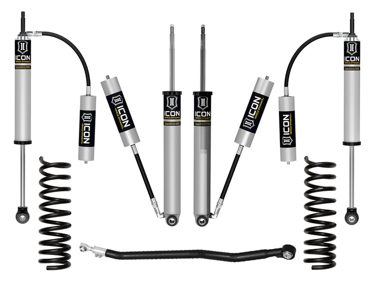 ICON 2014-2026 Ram 2500 4WD, Diesel, Coil Spring Rear, 2.5" Lift, Stage 2 Suspension System