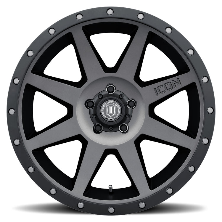 ICON Alloys Rebound, Titanium, 20 x 9 / 6 x 135, 16mm Offset, 5.625" BS