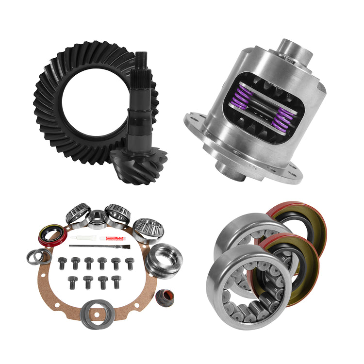 8.8" Ford 3.73 Rear Ring & Pinion, Install Kit, 31spl Posi, 2.99" Axle Bearings