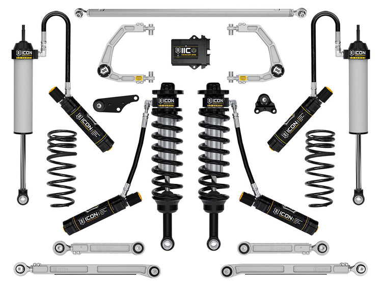 ICON 2025-2026 Toyota 4Runner 4WD, Hybrid, 2.25-3" Lift, Stage 2 3.0 Suspension System w/ CDEV, Billet