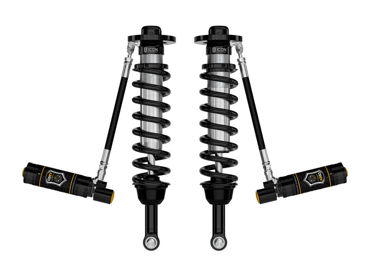 ICON 2021-2025 Ford F-150 4WD, 2.75-3.5" Lift, Front, V.S. 2.5 Series Coilovers, Remote Reservoir w/ CDEV, Pair