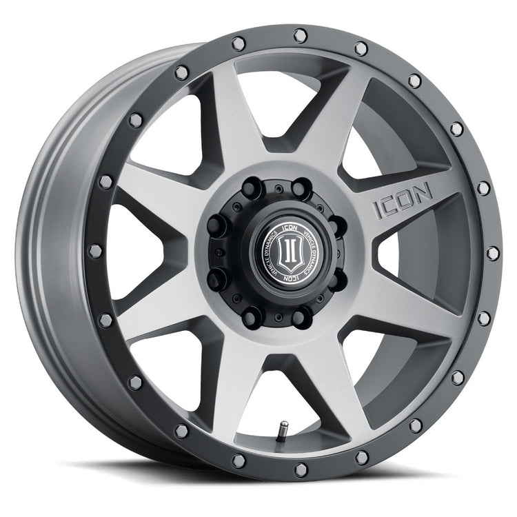 ICON Alloys Rebound, Titanium, 20 x 9 / 8 x 180, 12mm Offset, 5.5" Backspace
