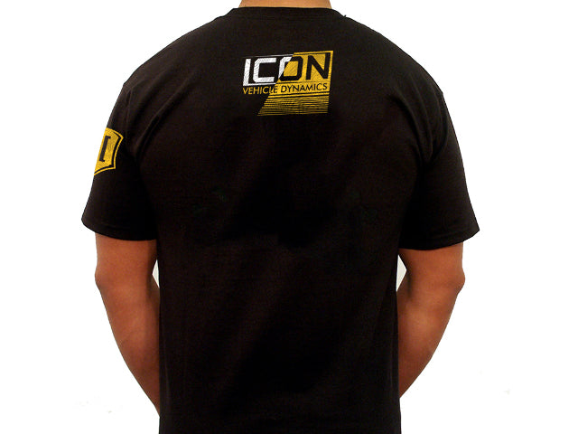 ICON Strikeout-Logo Tee – Black, Large
