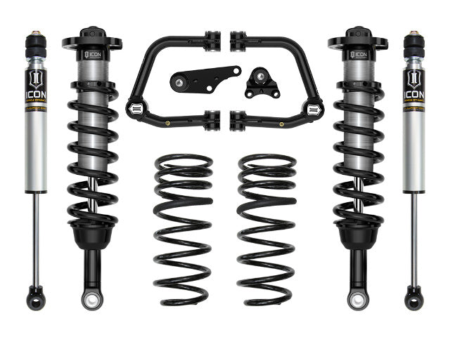 ICON 2024-2025 Toyota Tacoma 1.25-3" Lift, Stage 2 Suspension System, Tubular, Triple Rate Rear Springs