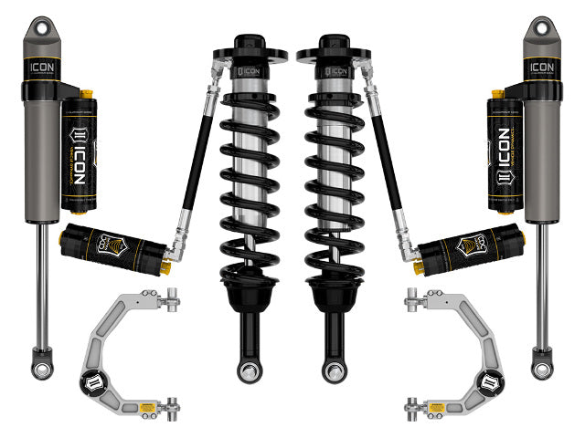 ICON 2021-2024 Ford F-150 4WD, 2.75-3.5" Lift, Stage 4 Suspension System, Billet, CDCV