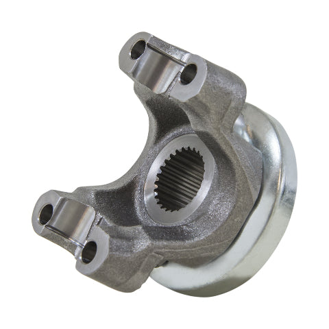 Yukon yoke for GM 8.2" with a 1310 U/Joint size. This yoke uses u-bolts.